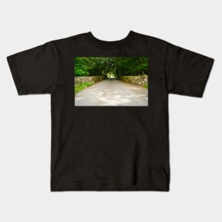 Rural Countryside Road & Trees - Rural Scenery - Ceredigion, Wales Kids T-Shirt